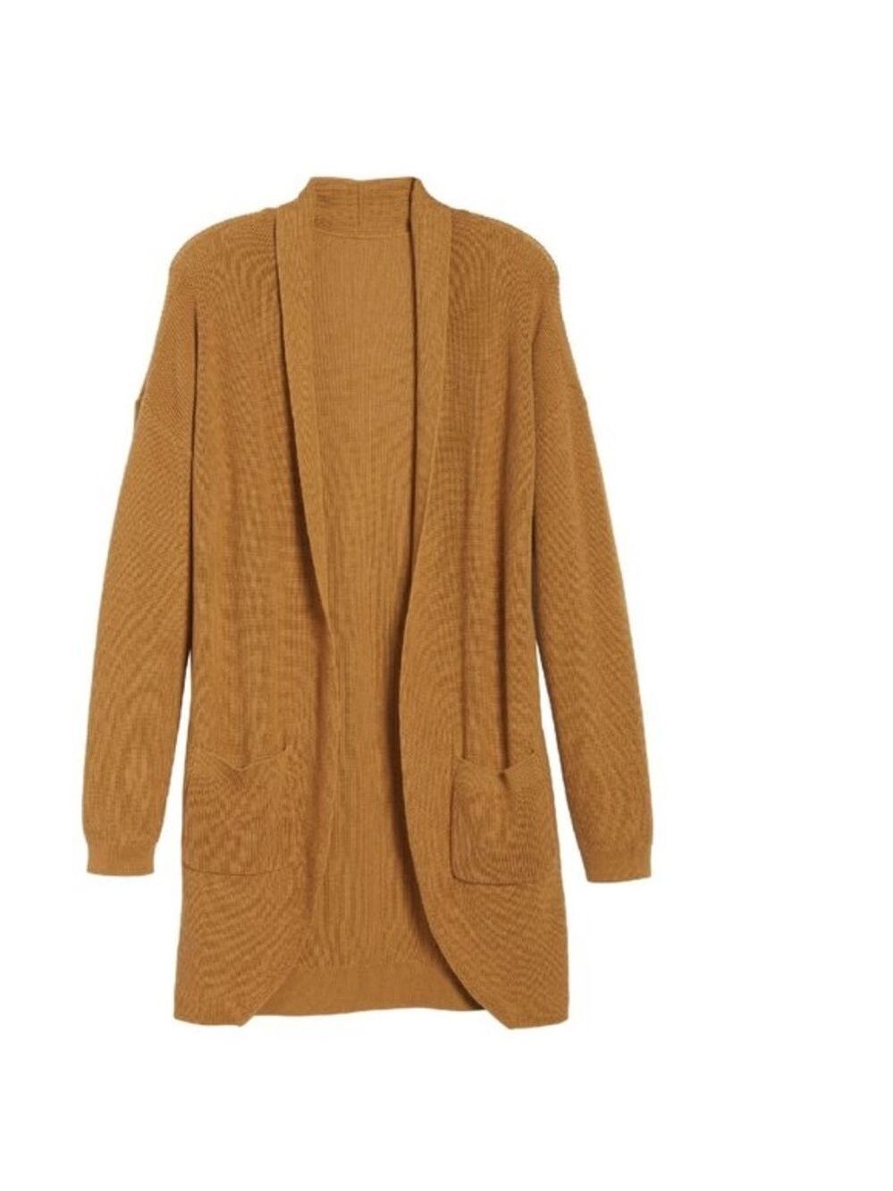 BP. Stitch Curve Hem Cardigan